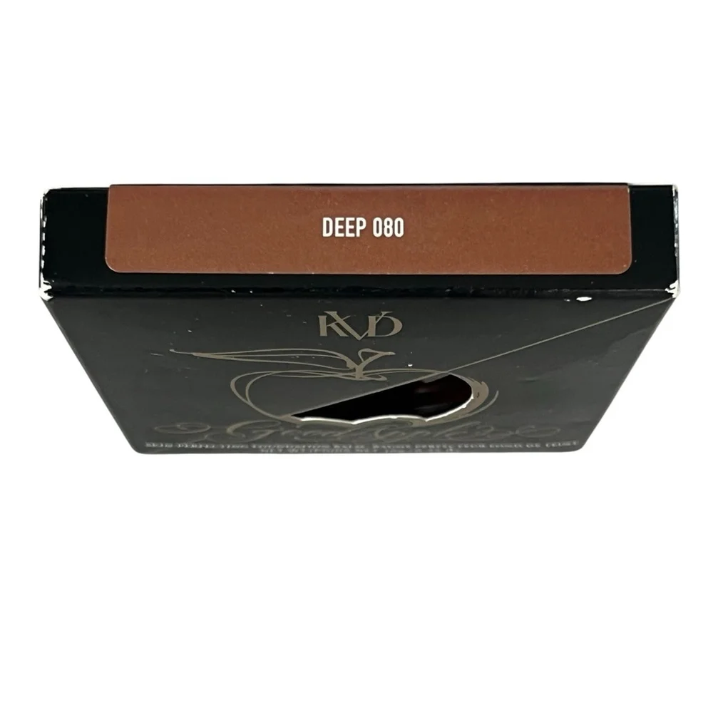 KAT VON D Good Apple Skin Perfecting Foundation Balm .35 OZ Deep 080 New In Box